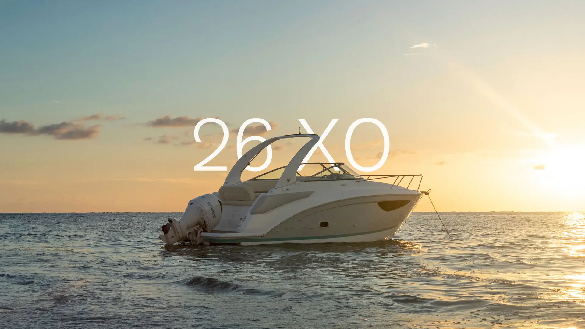 Regal 26 XO underway