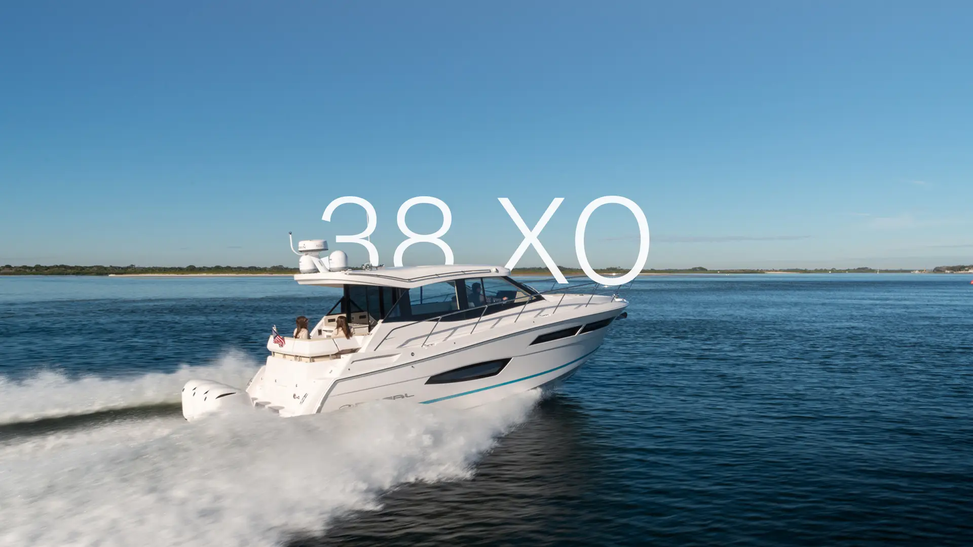 Regal 38 XO underway