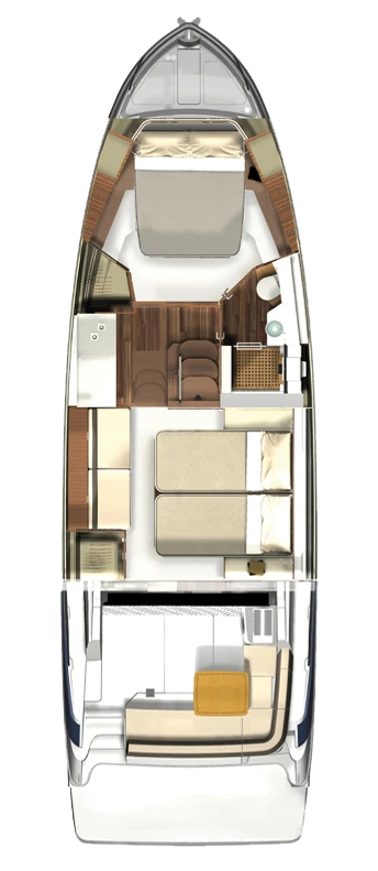 42 Grande Coupe deck plan