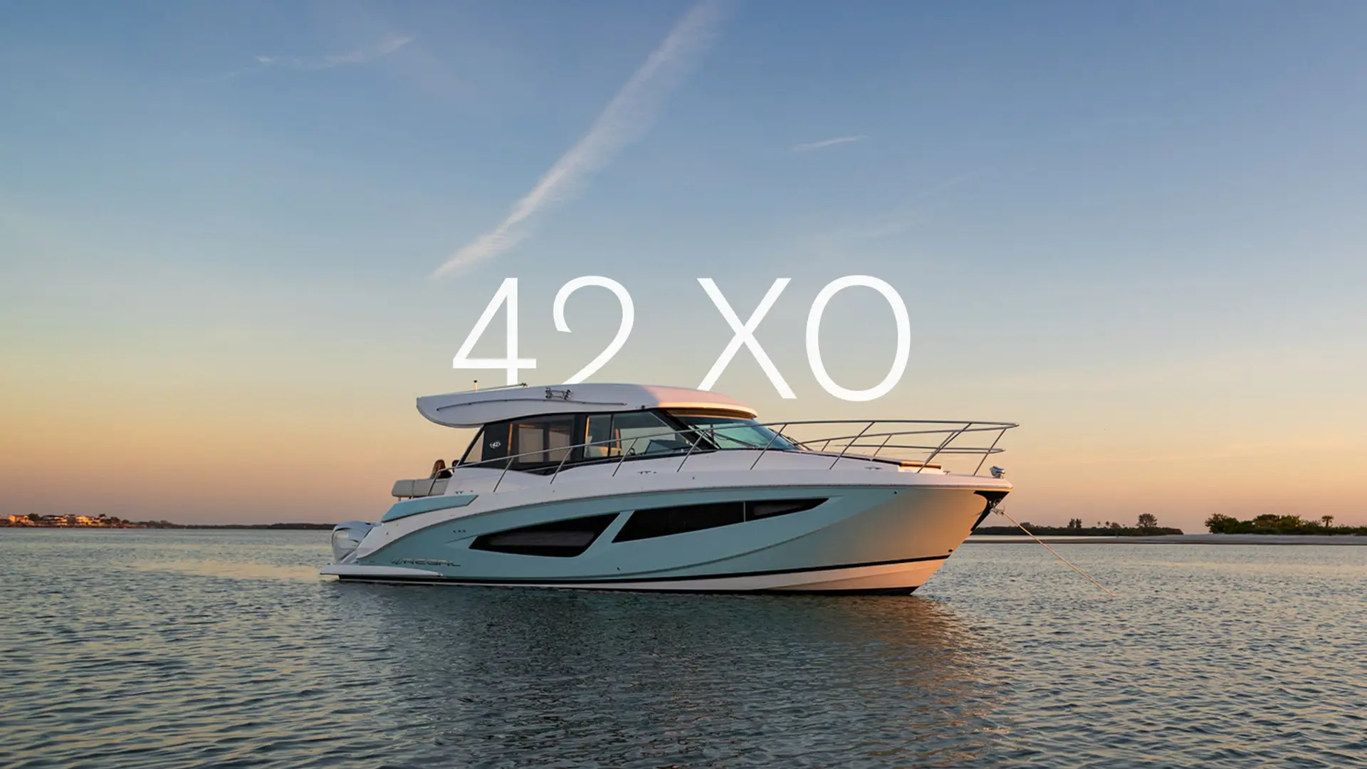 Regal 42 XO underway