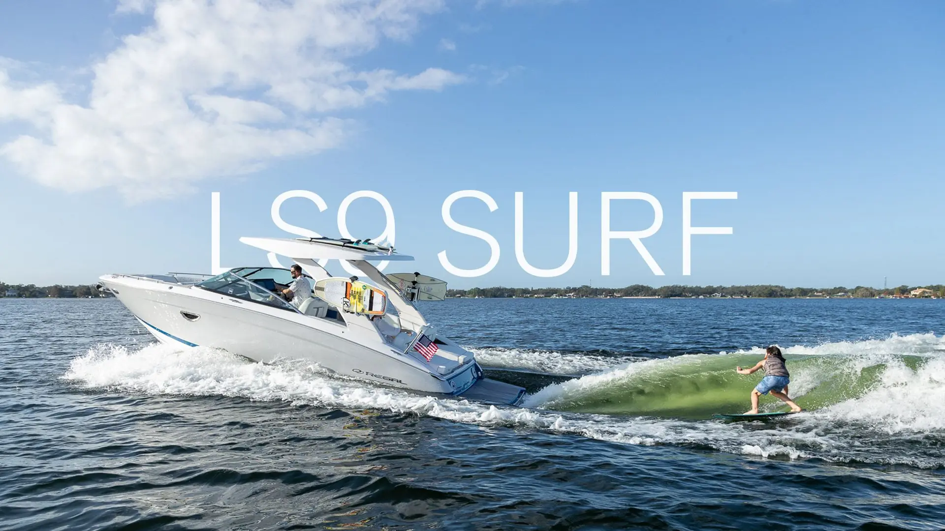 Regal LS9 Surf underway