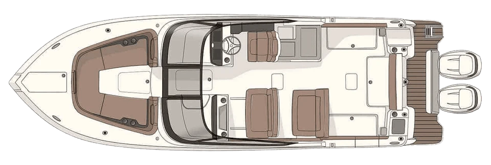 277 Dorado deck plan
