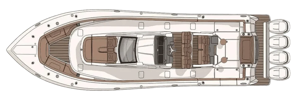 425 LXF deck plan